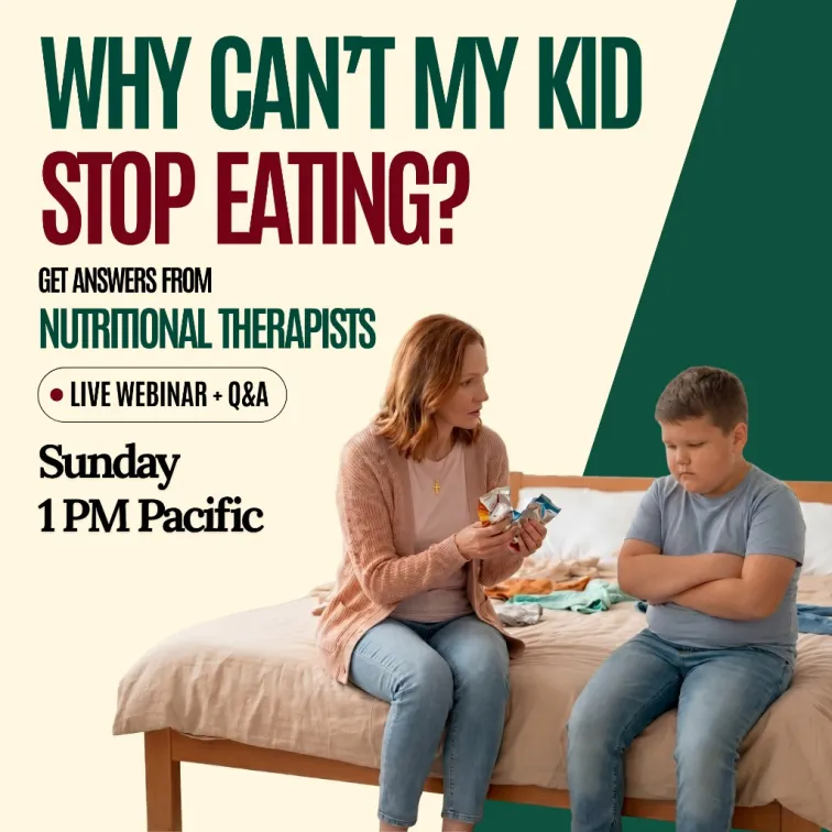 Why can't my kid stop eating? — free parent workshop